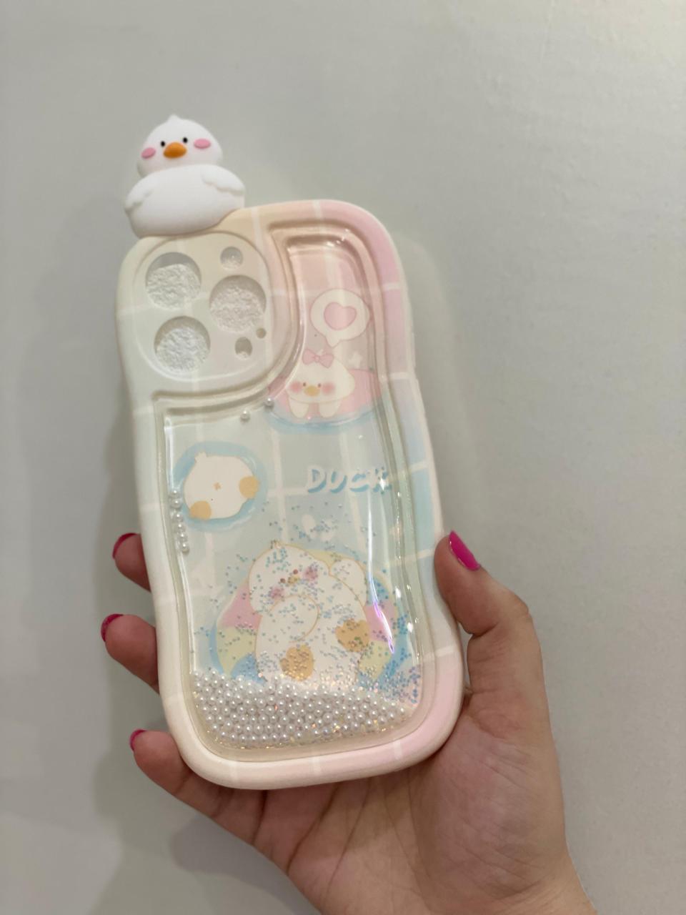 "🐤 Adorable Protection: Cute Duck Soft Phone Case 🦆"