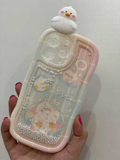 "🐤 Adorable Protection: Cute Duck Soft Phone Case 🦆"